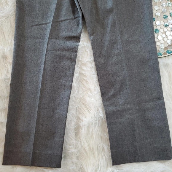 J Crew Mens Slim Bedford Wool Dress Pants Size 36 x 30 Gray Straight Leg - Picture 8 of 8
